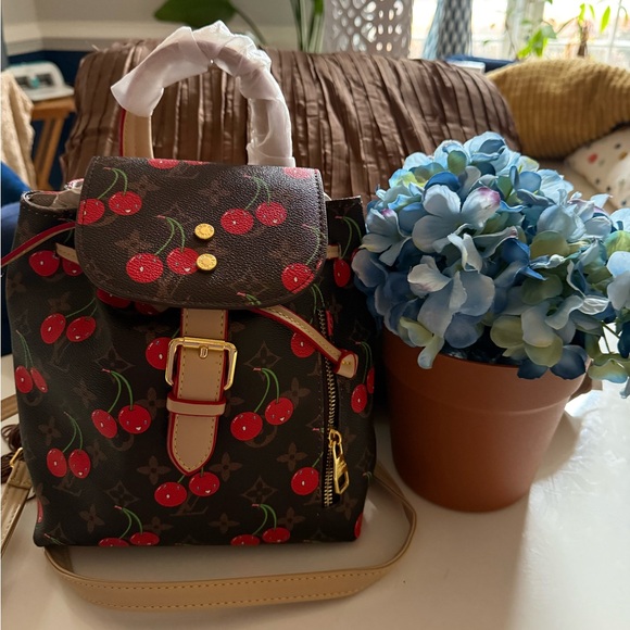 Cherry Print Women\'s Backpack main image 8